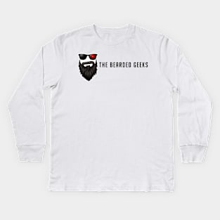 The Bearded Geeks Dual Logo Kids Long Sleeve T-Shirt